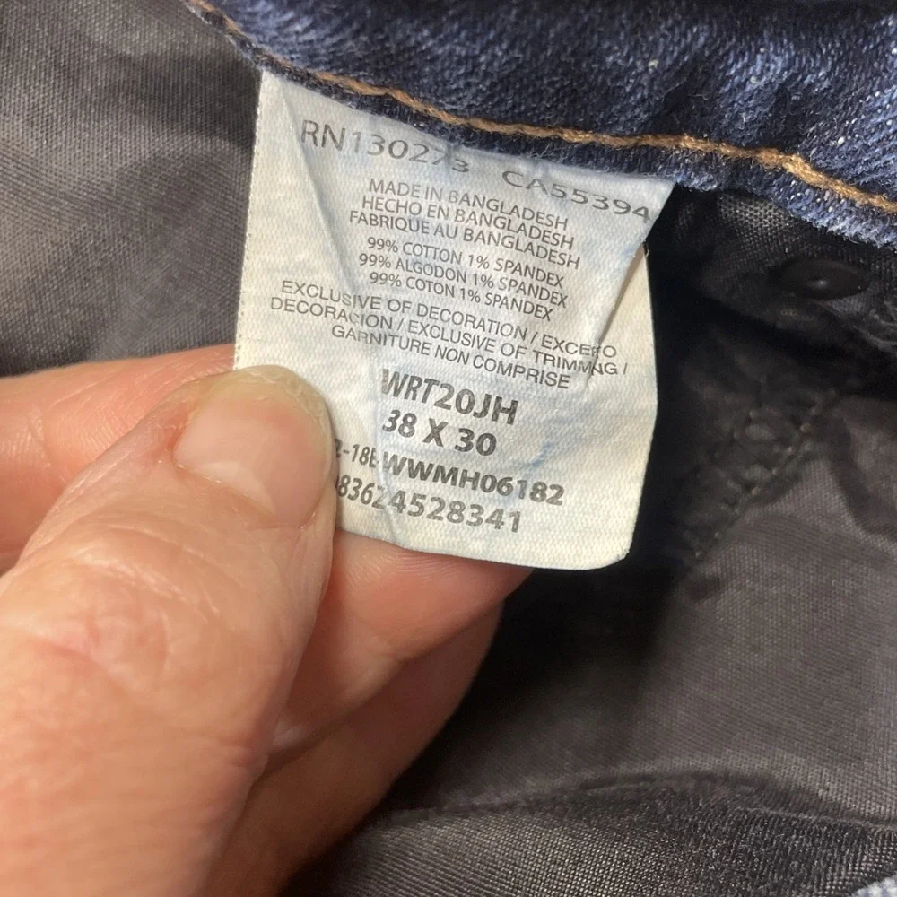 Wrangler Jeans Mens 41x30 Blue Retro Relaxed Boot Medium Wash Denim WRT20RT
